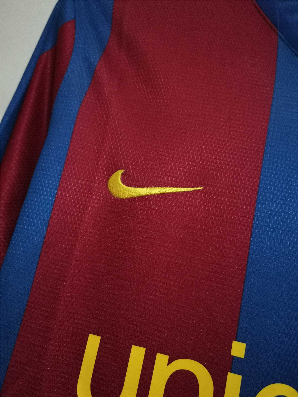 Barcelona 2007-08 Long Sleeve Home Jersey